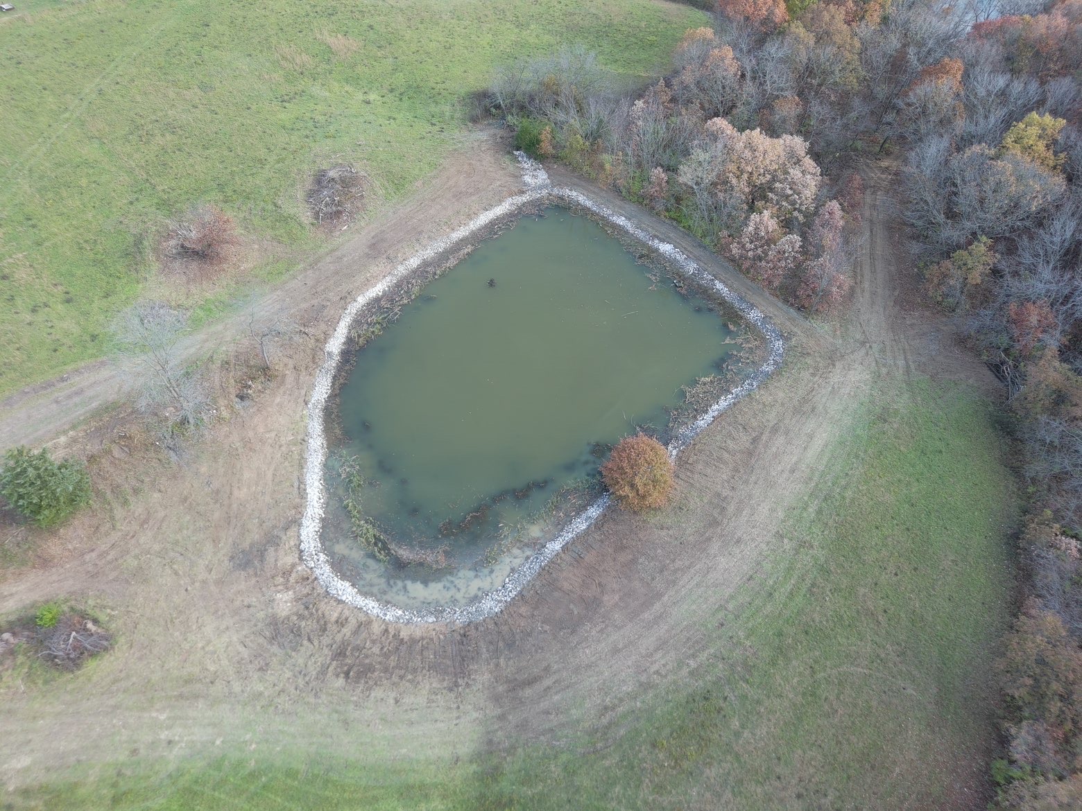 Drainage grading northeast Missouri